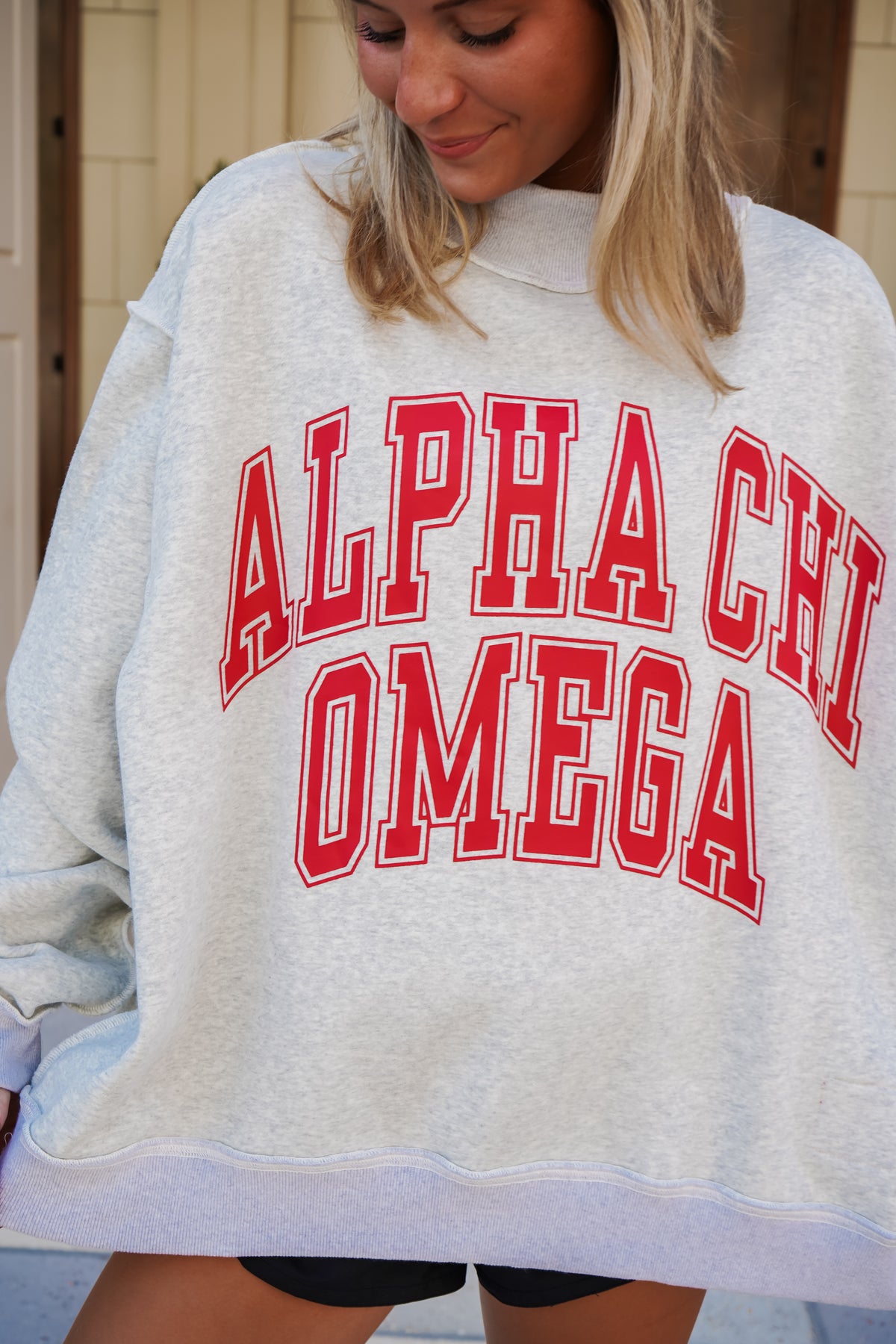 Sorority Reversible Label Sweatshirt - Alpha Chi Omega – South 