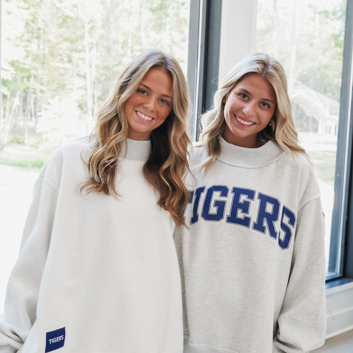 Tigers Reversible Label Mock Neck Sweatshirt – South Boutique