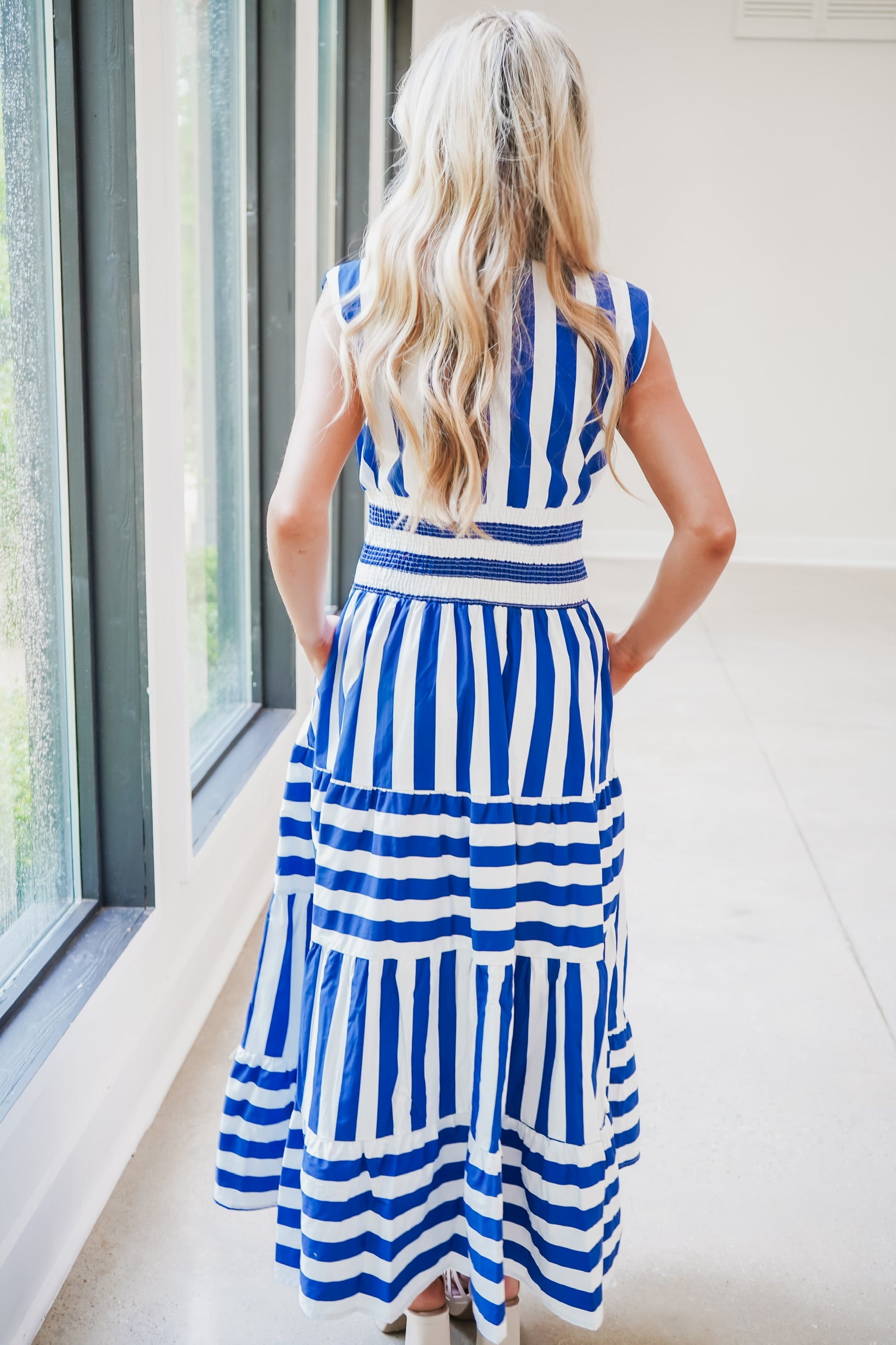Cleo Maxi Dress - Blue - SMALL Cleo Maxi Dress - Blue - SMALL