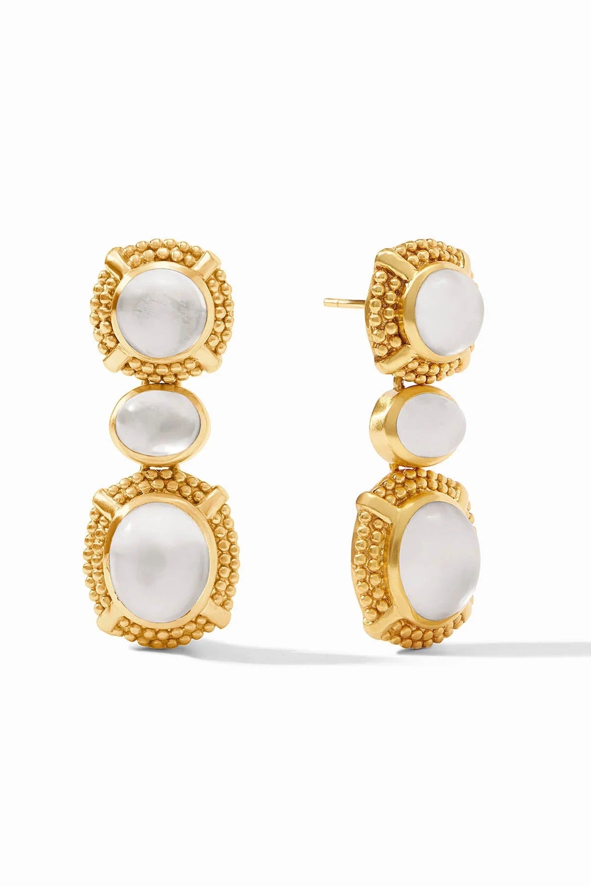 Julie Vos Saratoga Hoop & Charm Earring